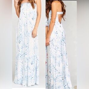 Show Me Your Mumu Sirene Maxi Dress ~ in Blue Me Away